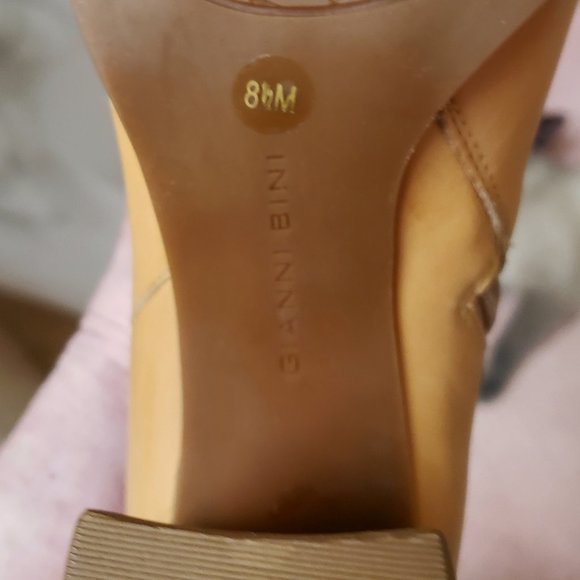 GIANNI BINI Tan Leather Ankle Boots - Picture 4 of 9